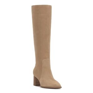 Vince Camuto Parnela Women's Boots Tan Suede Size 8M/38.5 EUC